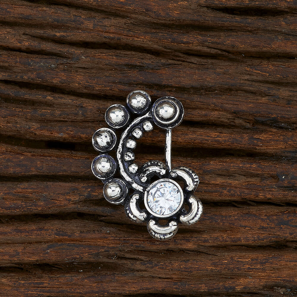 Classic Nose Ring With Oxidised Plating