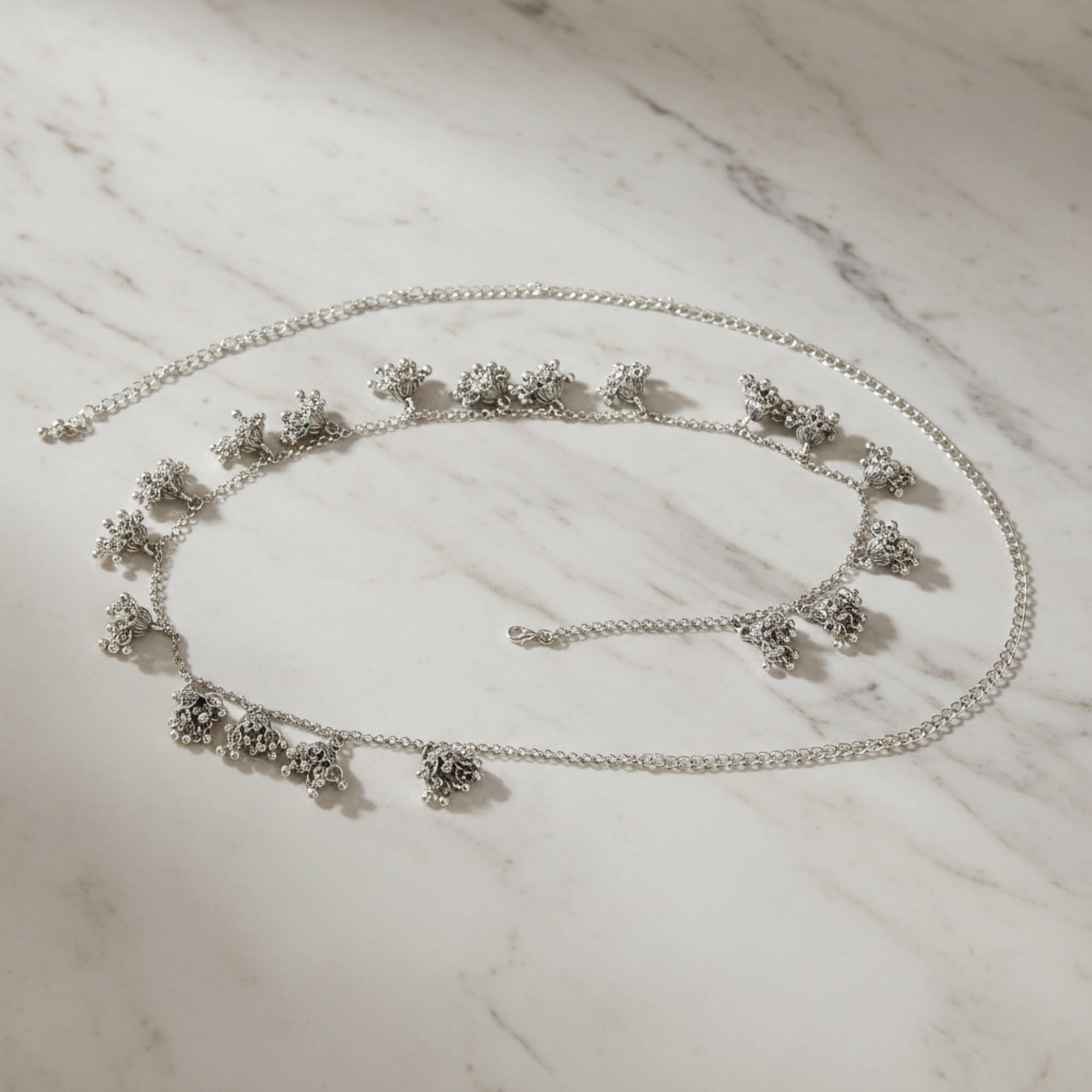 Classic Belt With Oxidised Plating