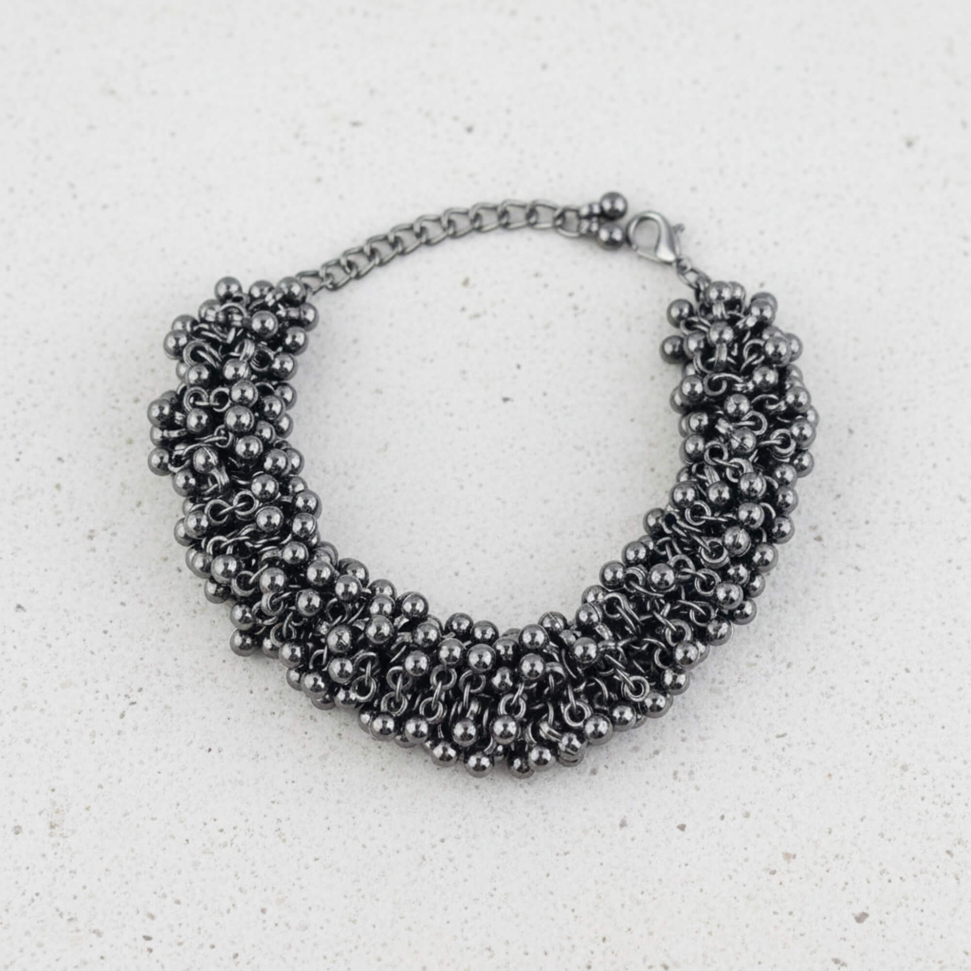 Oxidised Classic Bracelet With Black Plating